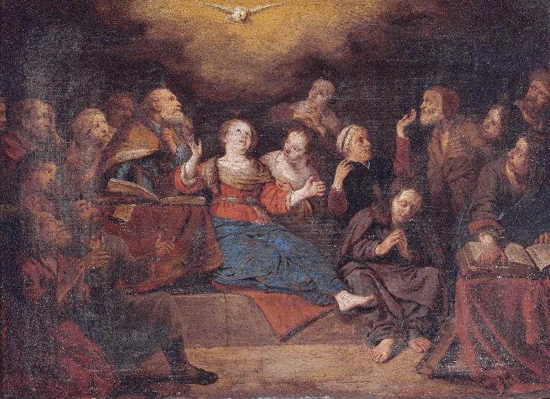 Salomon de Bray Pentecost oil painting image